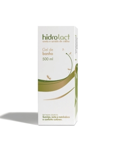 Hidrolact Gel Banho Aveia 500ml 2