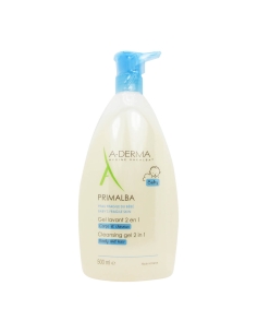 A-Derma Primalba Gel Suave Corpo e Cabelo 500ml 2