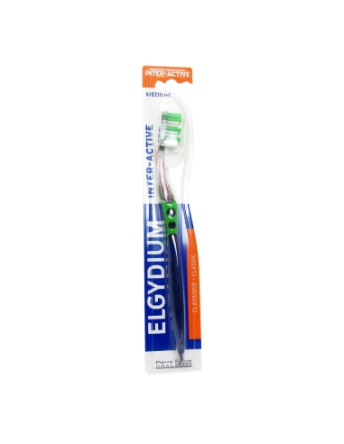 Elgydium Inter-Active Escova de Dentes Média