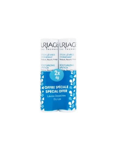 Uriage Pack Água Termal Stick Labial Hidratante 4gx2