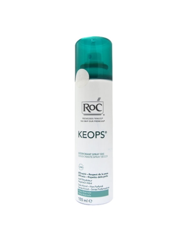Roc Keops Desodorizante Spray Transpiração Intensa 150ml