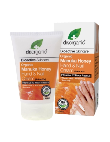 Dr.Organic Mel de Manuka Bio Creme para Mãos e Unhas 125ml