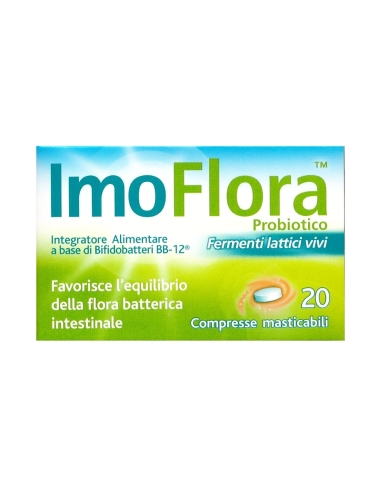 Imoflora Probiotico 20 Comprimidos Mastigaveis