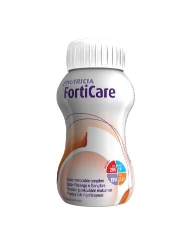 Forticare Suplemento Oral Pêssego Gengibre Pack 4 x 125ml