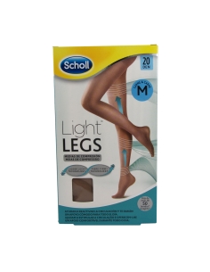 Scholl Light Legs Meias de Compressão 20Den Carne Medium