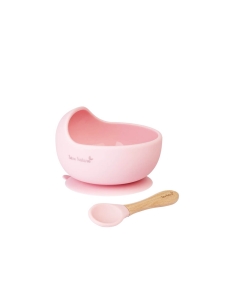 Saro Set de Alimentação "Wave" Rosa