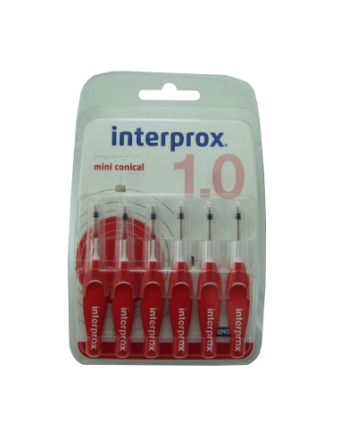 Interprox Escovilhão Flexivel Mini Conical 1.0 X6