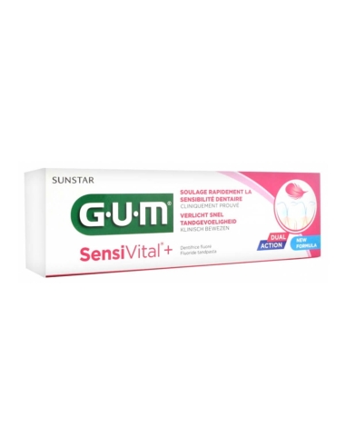 GUM SensiVital Pasta Dentífrica Sensibilidade Dentária 75ml