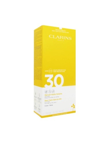 Clarins Gel-en-Huile Solaire Invisible SF30 150ml
