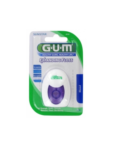 Gum Expanding Floss Fita Dentária com Diâmetro Variável 30m