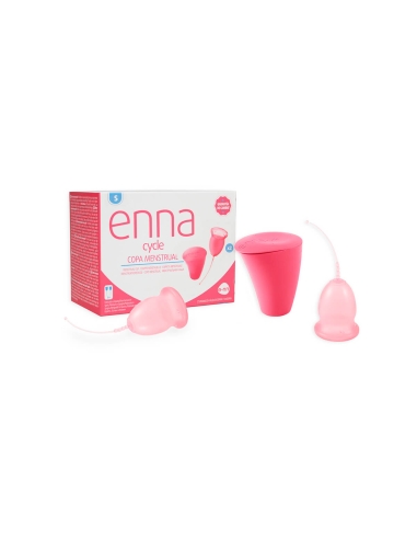 Enna Cycle Copo Menstrual Tamanho S 2 Unidades+ Caixa Esterilizadora