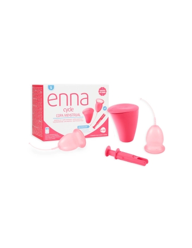 Enna Cycle Copo Menstrual Tamanho S 2 Unidades+ Caixa Esterilizadora + Aplicador