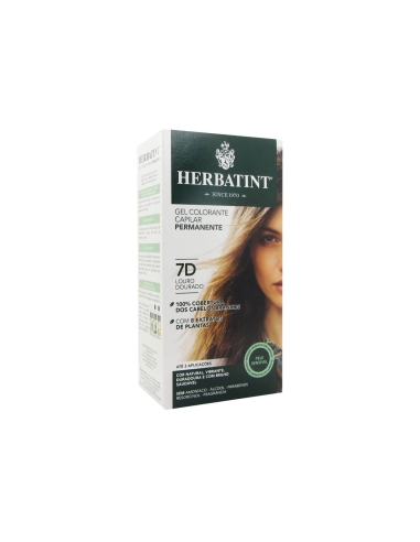 Herbatint Gel Colorante Capilar Permanente 7D Louro Dourado 150ml