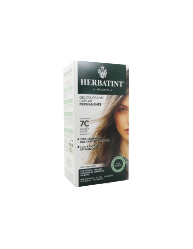 Herbatint Gel Colorante Capilar Permanente 7C Louro Cinza 150ml