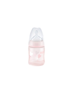 NUK Rose and Blue Silicone 0-6M M 150ml 2