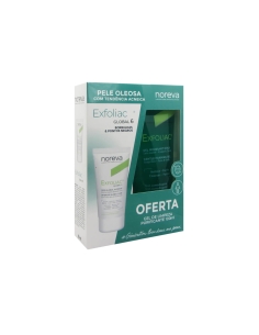 Noreva Pack Exfoliac Global 6 30ml + Gel de Limpeza...