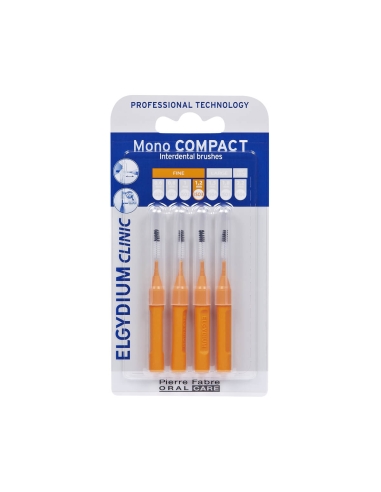 Elgydium Clinic Mono Compact Laranja 1,2mm