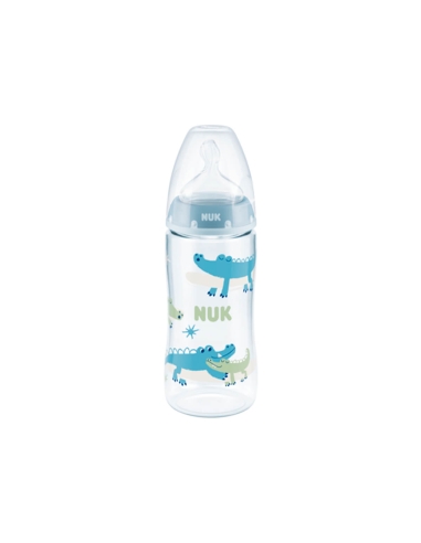 NUK First Choice Biberão Indicador Temperatura Silicone 6-18M Flow Control 300ml