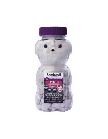 Sambucol Kids Teddies 60 Ursinhos Mastigáveis