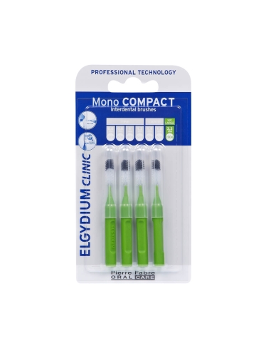 Elgydium Clinic Mono Compact Verde (ISO 6 2,2mm) Escovilhões