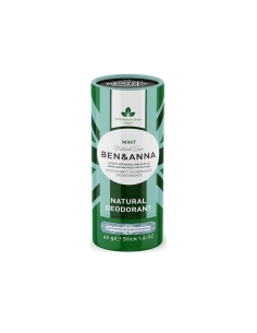 Ben Anna Desodorizante Natural Mint Stick Tubo Papel 40g