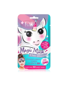 Eveline Cosmetics Magic Mask Cute Unicorn Purifying 3D...