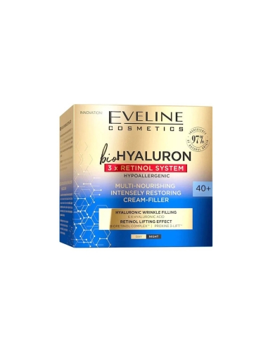 Eveline Cosmetics bioHyaluron 3xRetinol System Cream 40+ 50ml