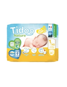 Tidoo Fraldas Recém-Nascido 1XS (2-5Kg) 26 unidades