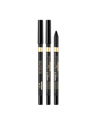 Eveline Cosmetics Variete Gel Eyeliner Pencil Waterproof 01 Pure Black
