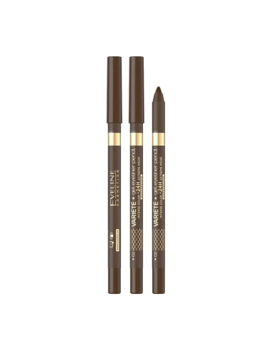 Eveline Cosmetics Variete Gel Eyeliner Pencil Waterproof 02 Brown