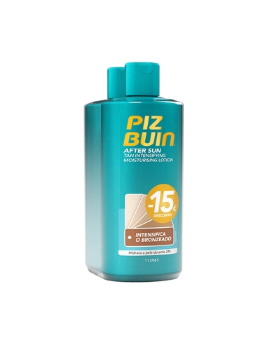 Piz Buin Duo After Sun Loção Hidratante Intensificadora do Bronzeado 200ml