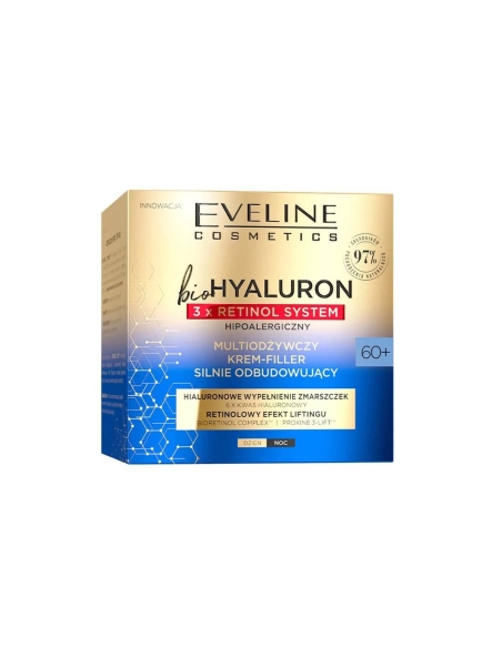 Eveline Cosmetics bioHyaluron 3xRetinol System Cream 60+ 50ml