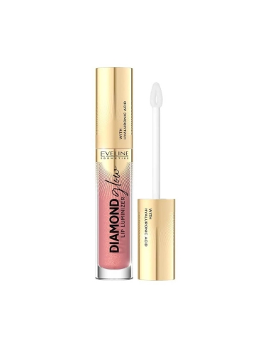 Eveline Cosmetics Lip Gloss Diamond Glow Luminizer 04 Raspeberry Sorbet 4.5ml