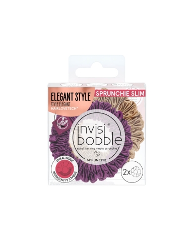 Invisibobble Sprunchie Slim The Snuggle is Real x2