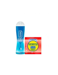 Durex Pack Lubrificante Original H2O 50ml e Sensitivo...