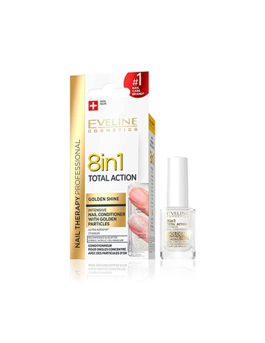 Eveline Cosmetics Nail Therapy Conditioner 8in1 Golden Shine 12ml