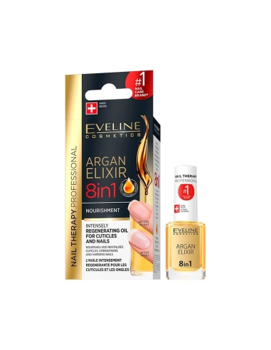 Eveline Cosmetics Nail Therapy Conditioner Professional Argan Elixir 12ml