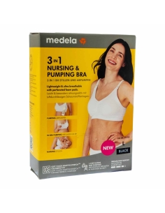 Medela 3 in 1 Nursing and Pumping Bra Preto L