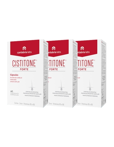 Cistitone Forte Pack Cabelo e Unhas 3x60Caps