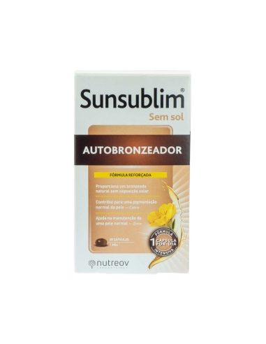 Nutreov Sunsublim Autobronzeador 28caps