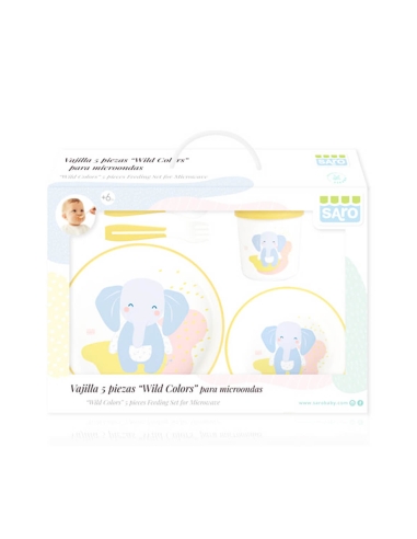 Saro Wild Colors Set 5 Peças de Alimentação