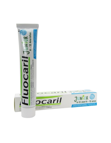 Fluocaril Junior 6 a 12 Gel Dentifrico Bubble 75ml