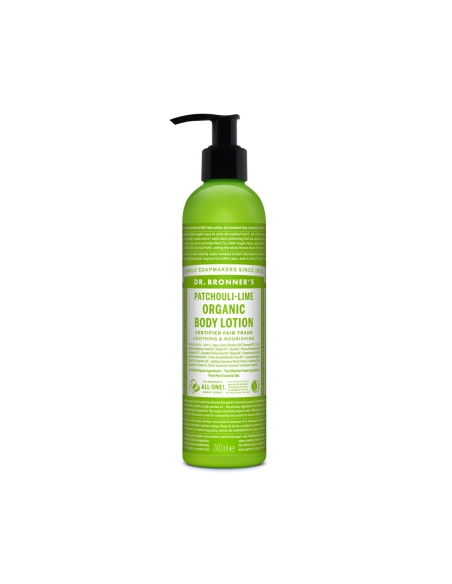 Dr. Bronner´s Loção Corporal Hidratante Biológica Patchouli e Lima 240ml