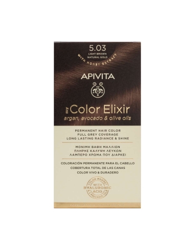 Apivita My Color Elixir 5.03 Castanho Claro Dourado Natural