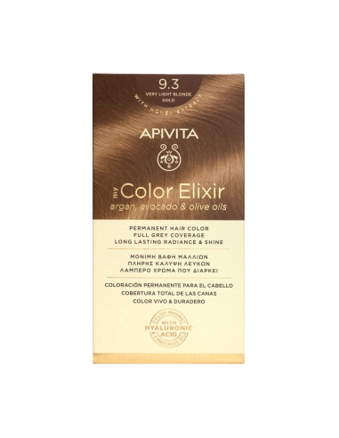 Apivita My Color Elixir 9.3 Louro Muito Claro Dourado