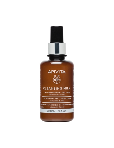 Apivita Face Cleansing Leite de Limpeza 3 em 1 200ml