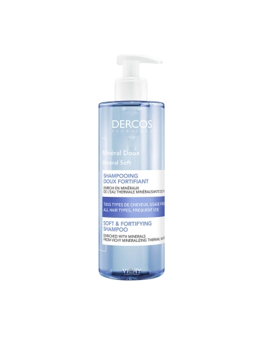 Dercos Mineral Soft Shampoo 400ml