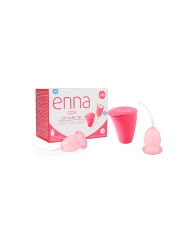 Enna Cycle Copo Menstrual Tamanho M 2 Unidades+ Caixa Esterilizadora