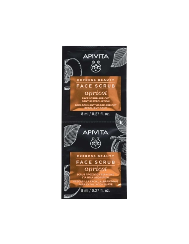 Apivita Express Beauty Creme Esfoliante Suave 2x8ml