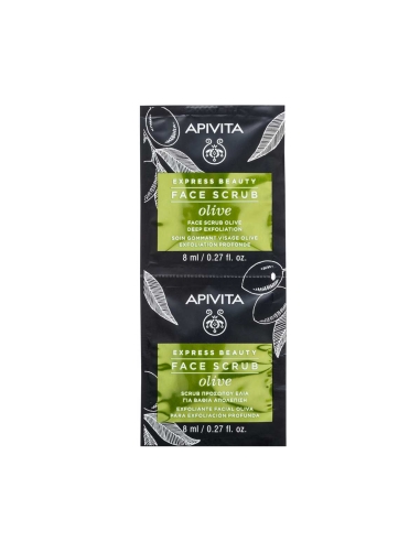 Apivita Express Beauty Creme Esfoliante Intensivo 2x8ml